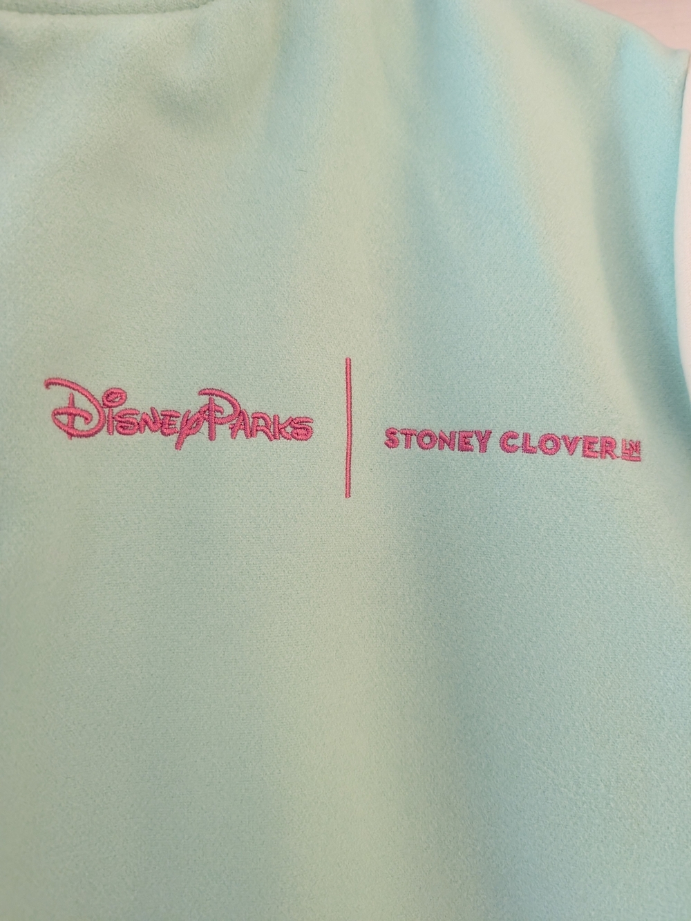 Disney Mint & Cream 'It's a Small World' Stoney clover Varsity Jacket - Picture 5 of 7